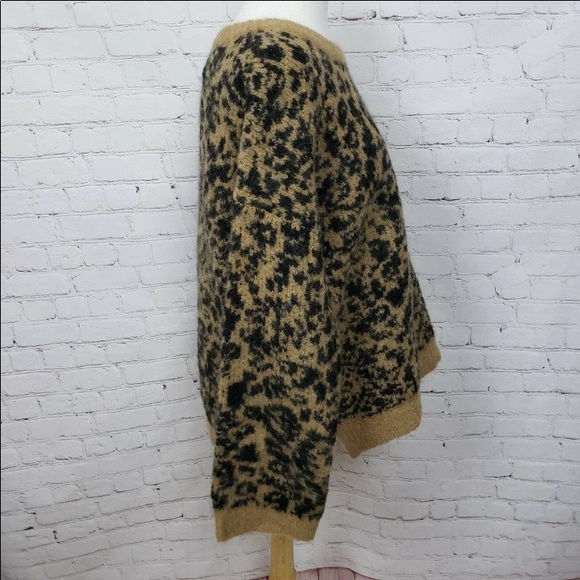 Madewell Crewneck Pullover Sweater In Leopard - Picture 2 of 5